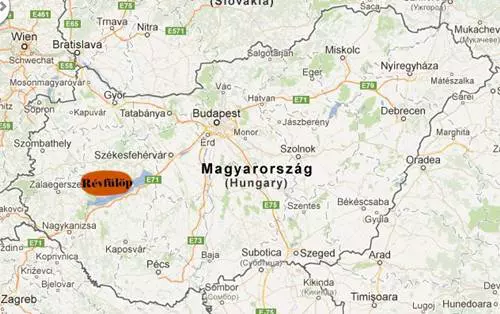 R�vf�l�p elhelyezked�se