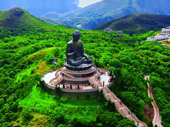 Tian Tan Buddha, Lantau-sziget, Hongkong, K�na