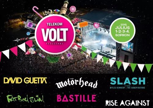 David Guetta, Slash �s Fatboy Slim is lesz a VOLT Fesztiv�lon