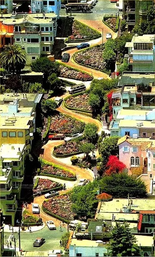 A Lombard Street hosszanti l�tk�pe