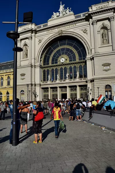Migr�nst�ntet�sek a Keleti p�lyaudvarn�l - 2015 - augusztus, szeptember