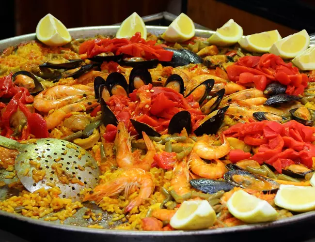 Paella marinera