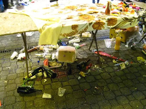Szilveszteri szem�t, V�ci utca, Budapest